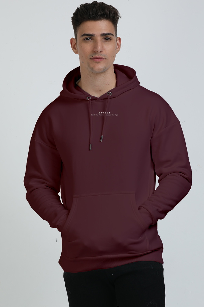 Maroon oversized Hoodie