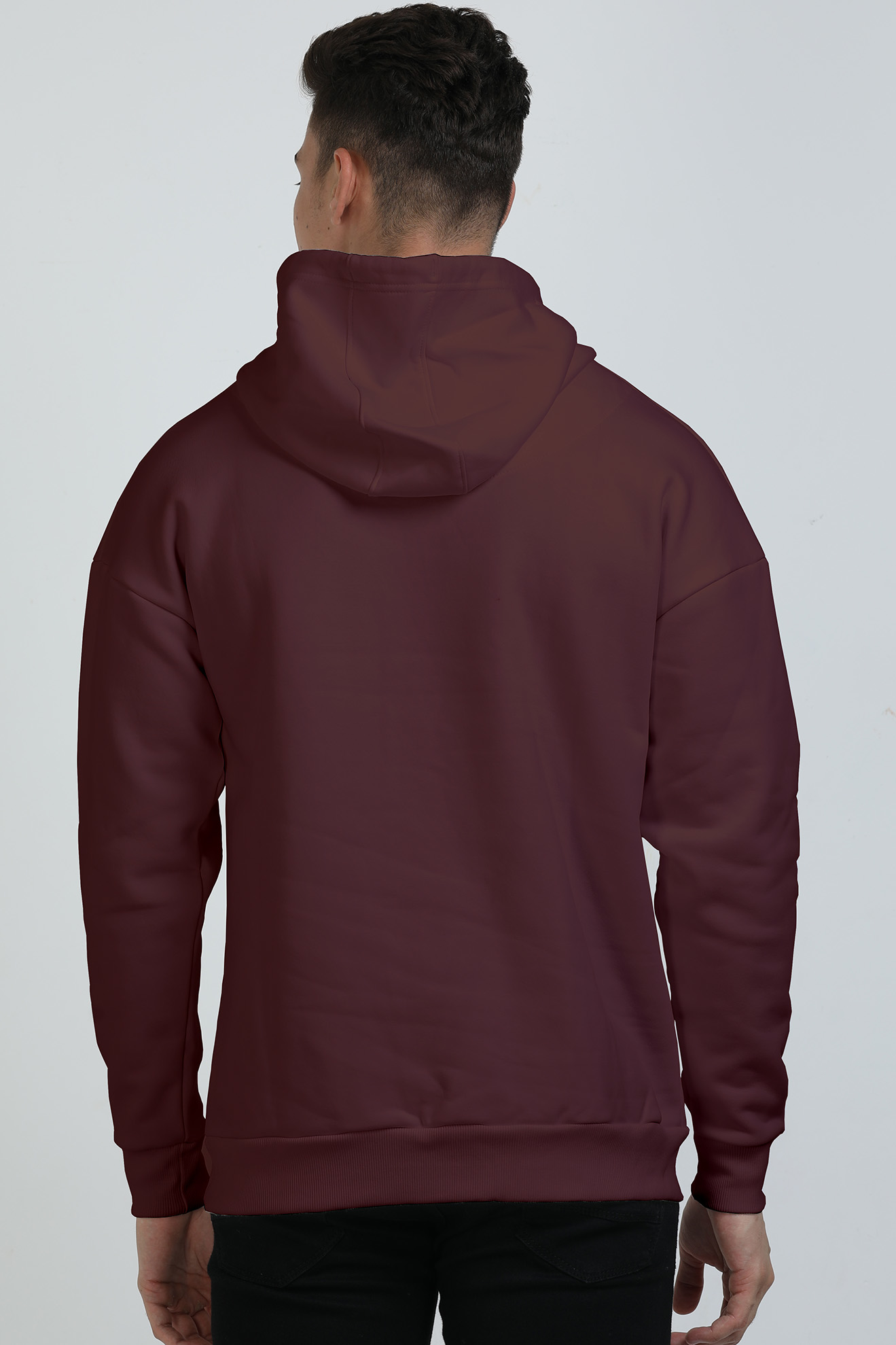 Maroon oversized Hoodie