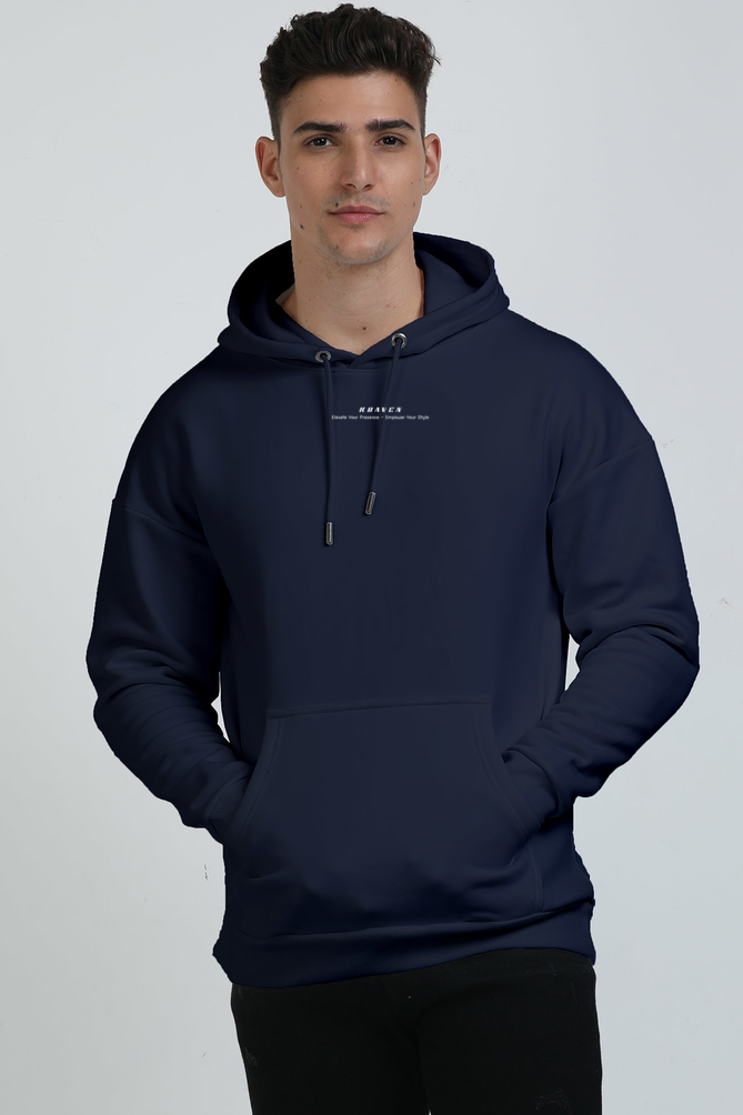 Navy blue oversized hoodie