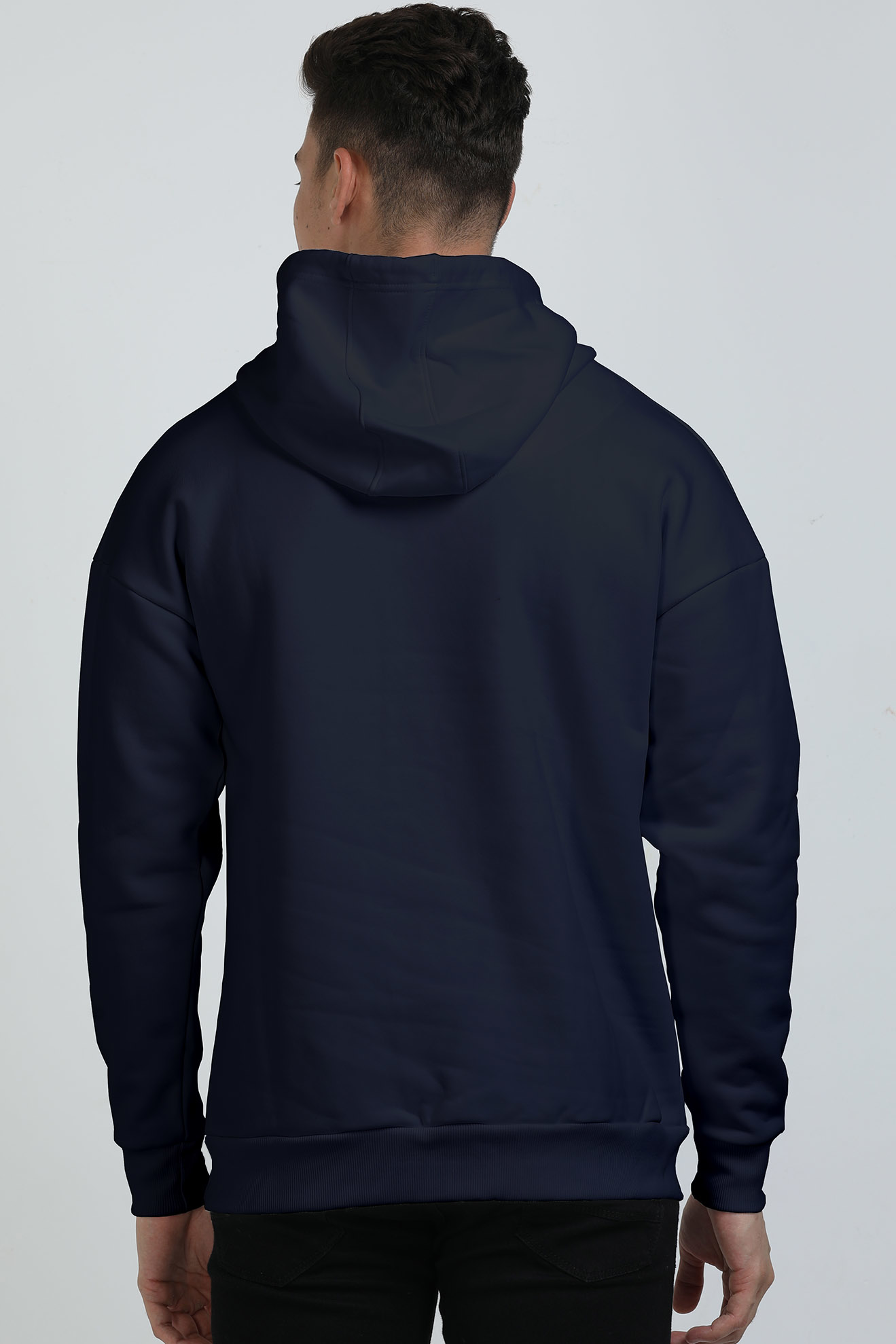 Navy blue oversized hoodie