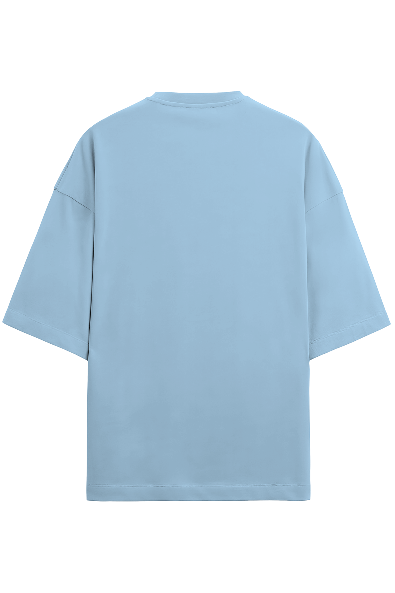 Baby blue terry oversized t shirt