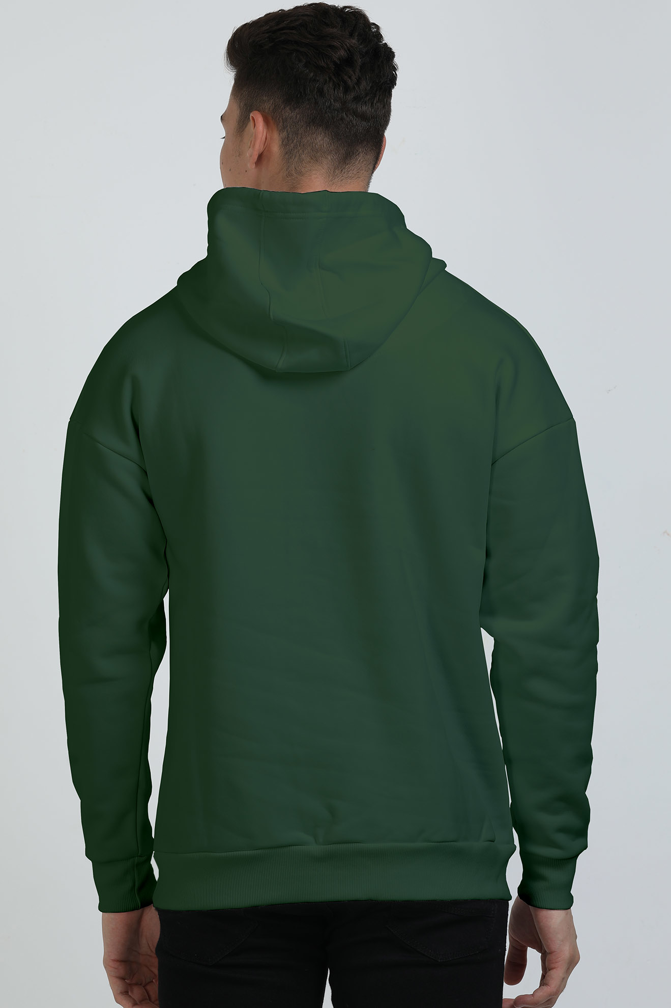 Bottle green oversized Hoodie