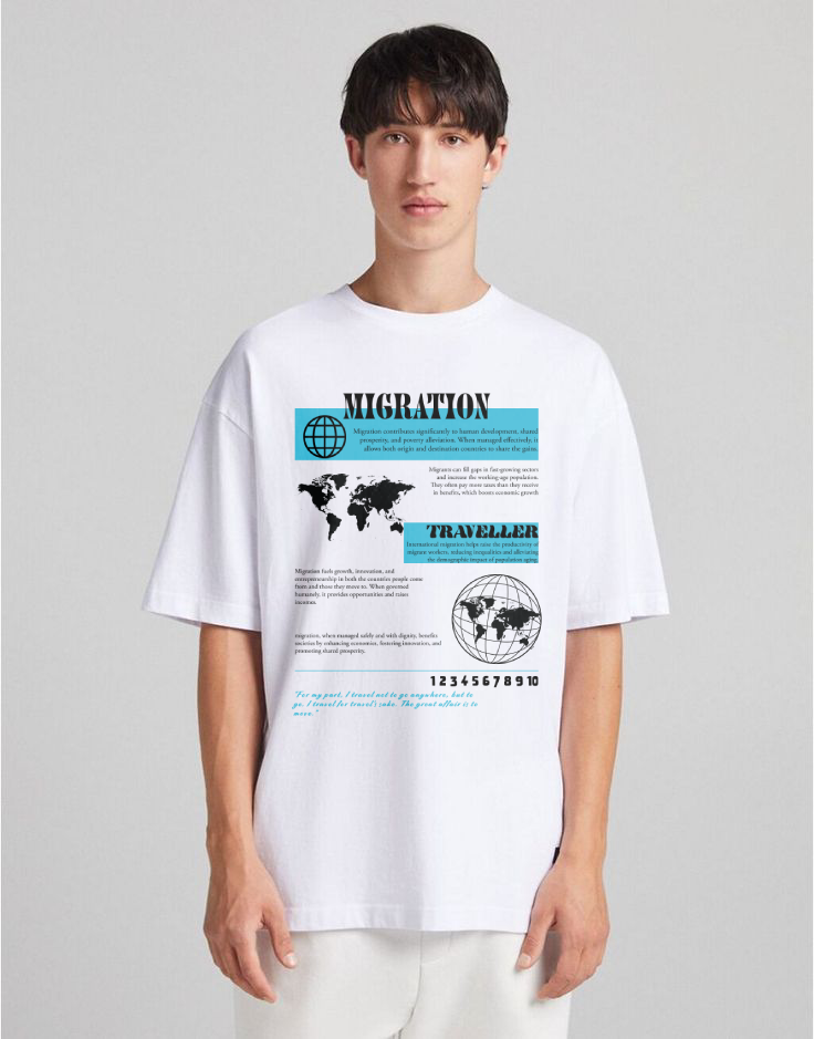 Migration Oversized standard t shirt