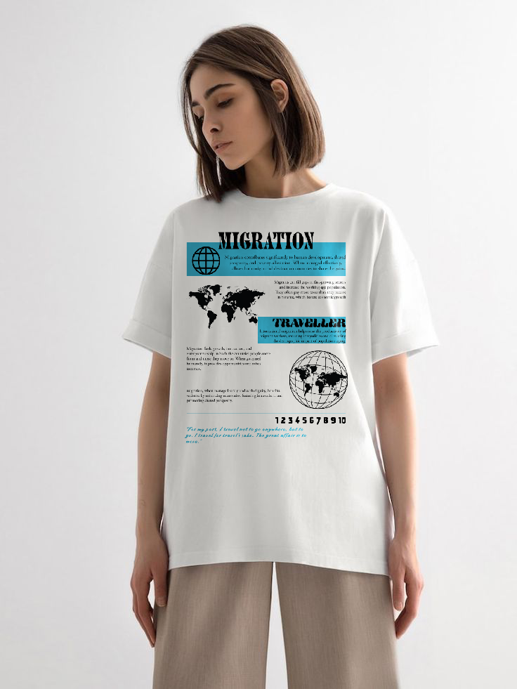 Migration Oversized standard t shirt