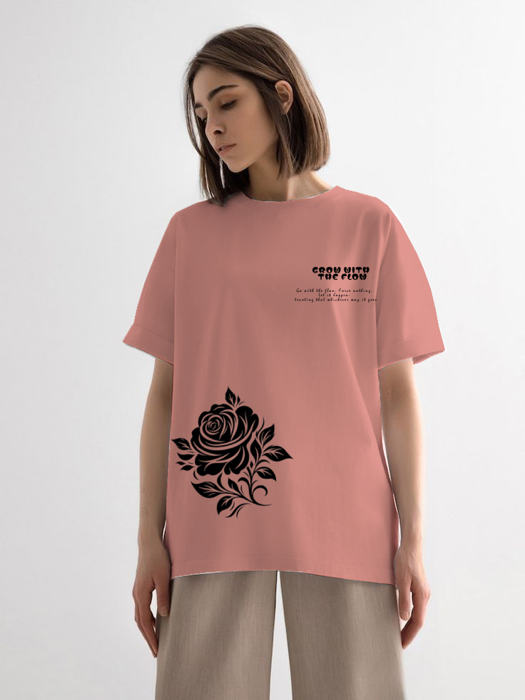 Flamingo Terry Oversized t shirt