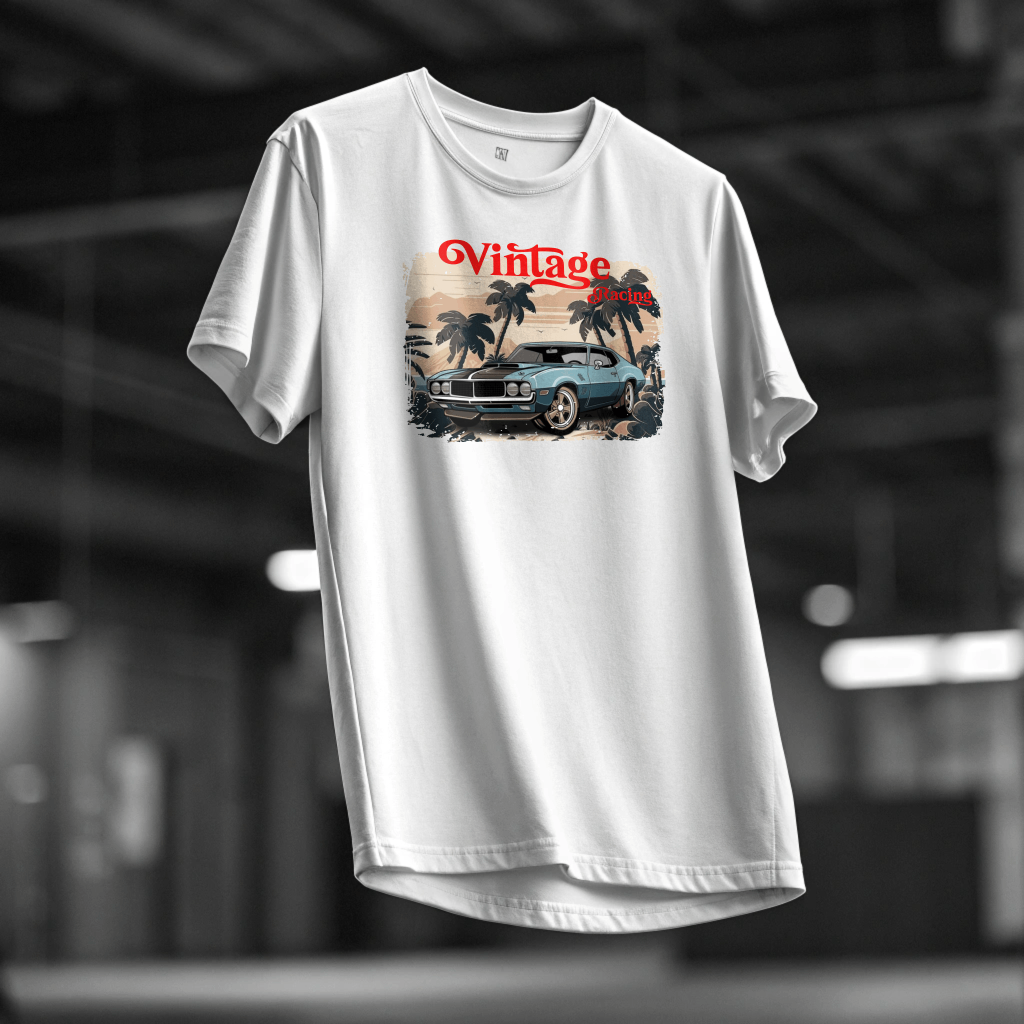 Vintage racing oversized standard t shirt