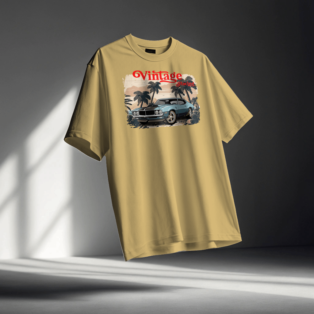 Vintage racing oversized standard t shirt