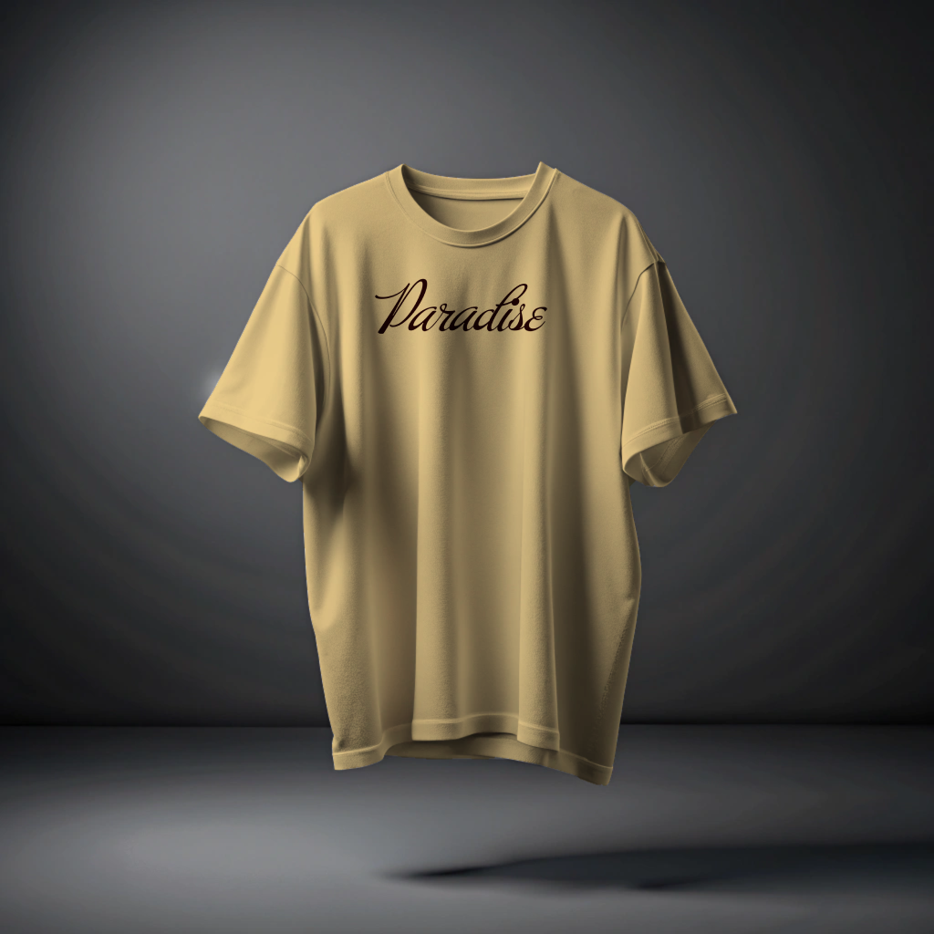 Paradise beige oversized t shirt