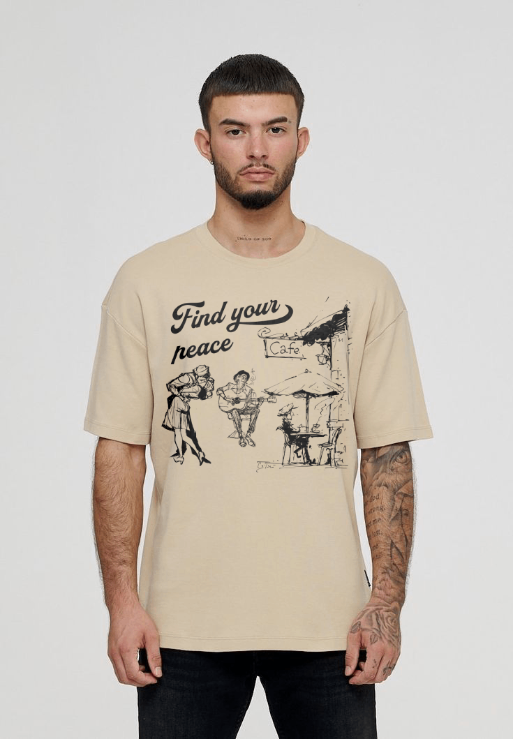 Find your peace Oversized standard t shirt