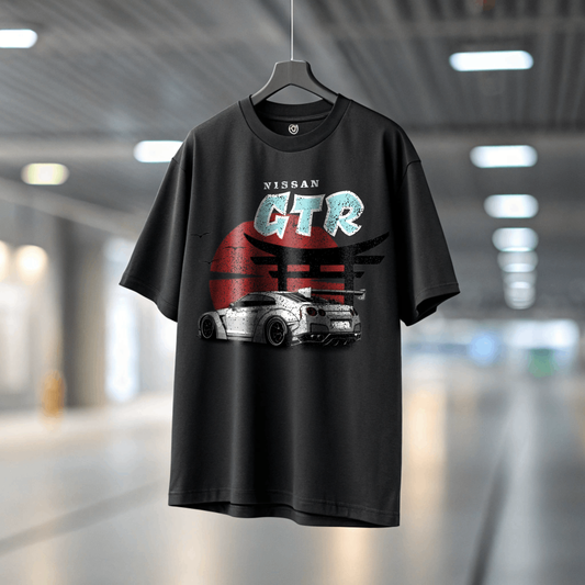 Nissan gtr Black oversized t shirt