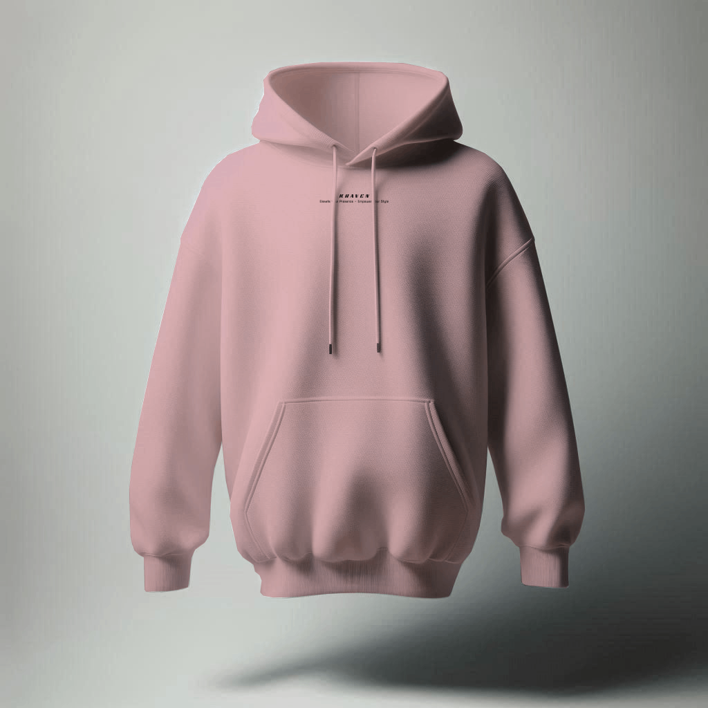 Light pink oversized hoodie