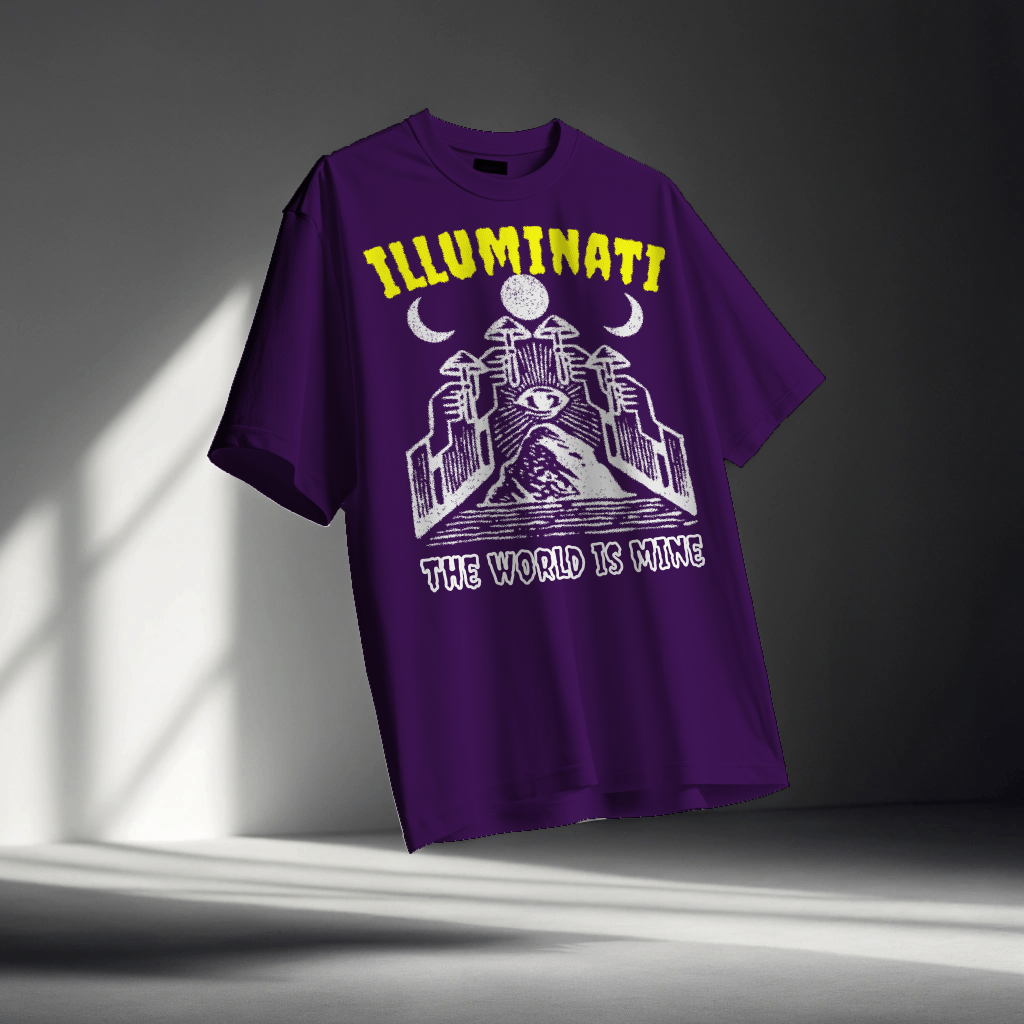 Illuminati oversized t shirt